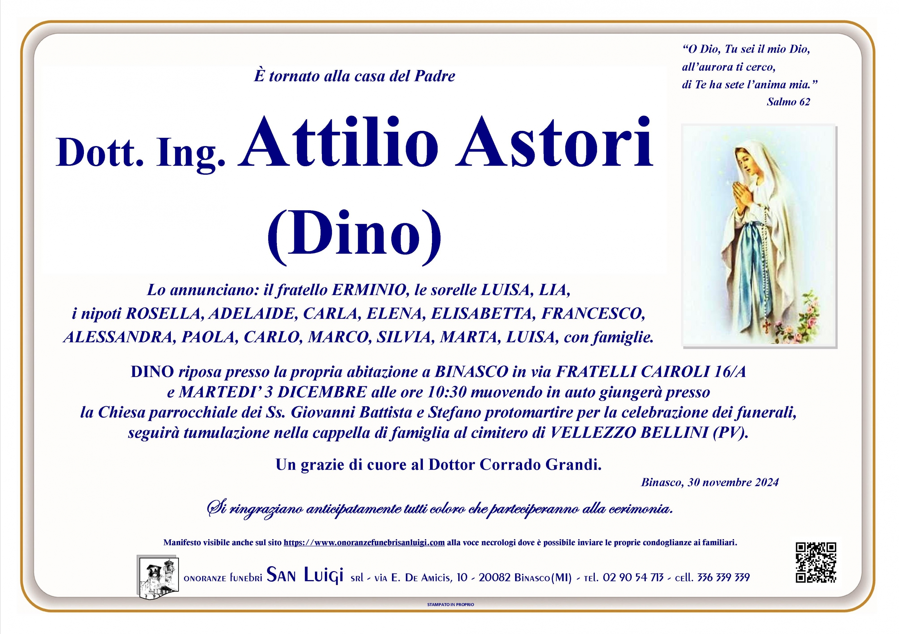 ATTILIO (DINO) ASTORI